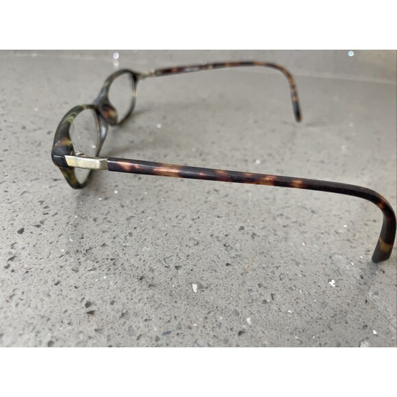 Anne Klein Eyeglasses Frames Only AK8021 K5171 Brown Oval Full Rim 49-17-135 main image 4